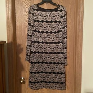 Jessica Howard black and gold dress, size 10